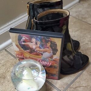 Chic Black Kids Boots with Bonus DVD and Snow Globe